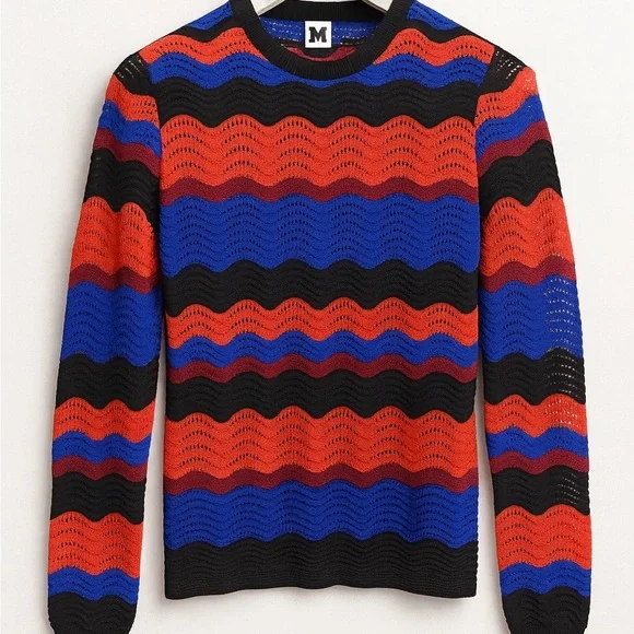 Missoni Multicolor Wave Knit Sweater – Iconic Pattern - Picture 3 of 11